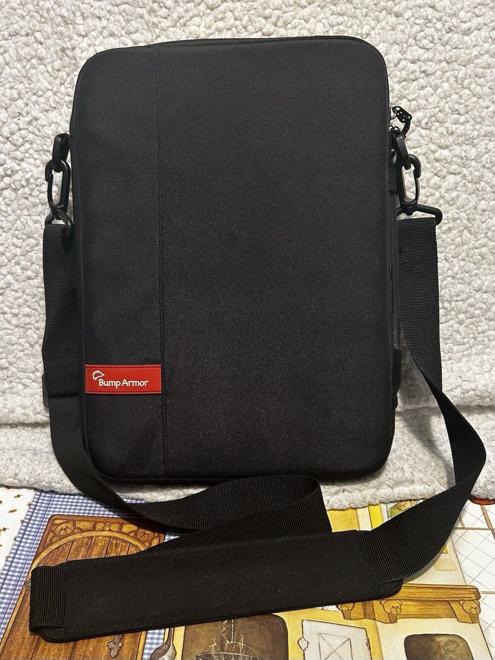 Bump Armor 13"x9" Padded Laptop Sleeve Black Protective Notebook Tablet Case